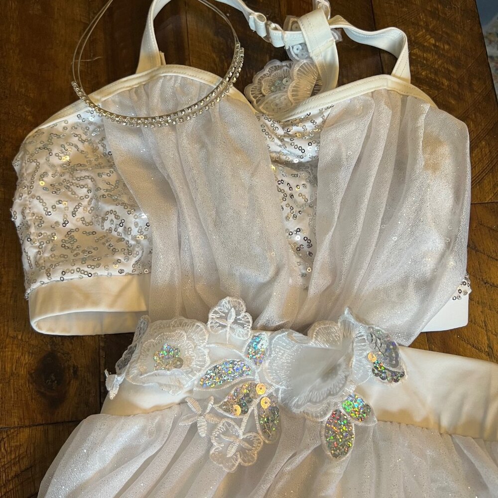 Weissman White Lyrical Costume size LC